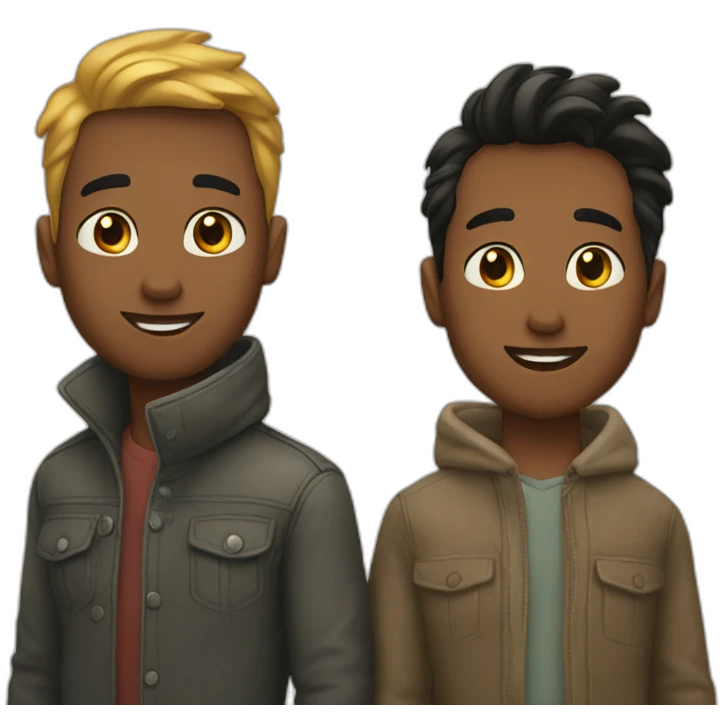gay couple over 18 interacial emoji