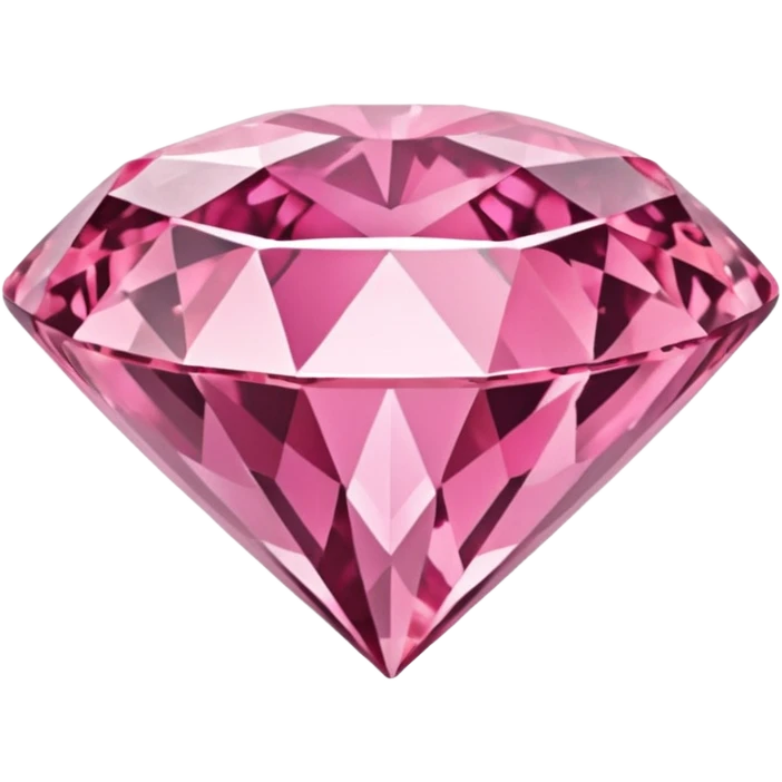 Pink diamond emoji
