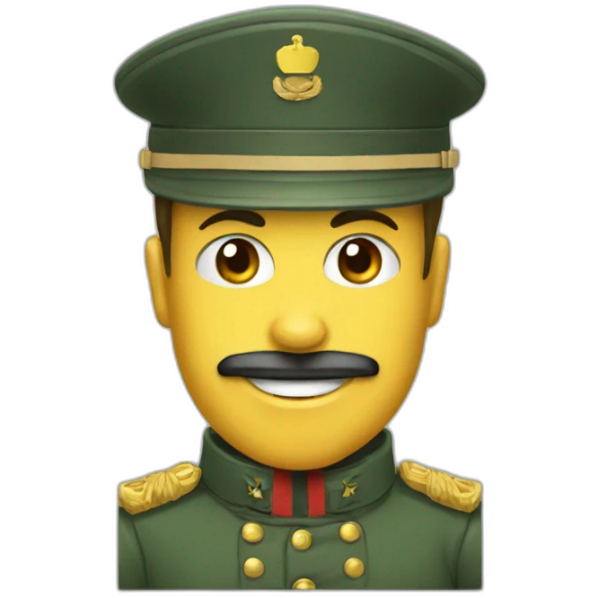 salut militaire emoji