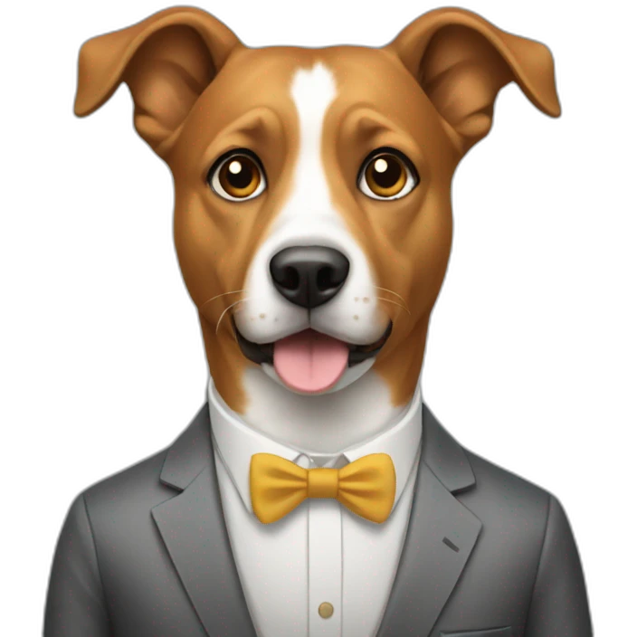 Investor dog emoji