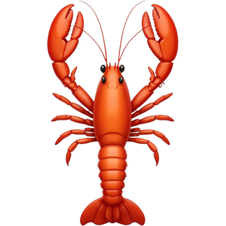 White white lobster  emoji