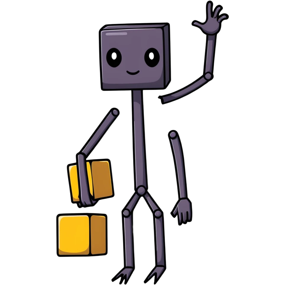 Minecraft Enderman emoji