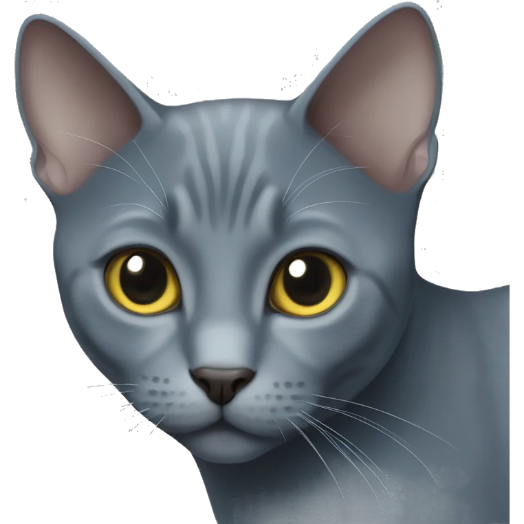 russian blue cat emoji