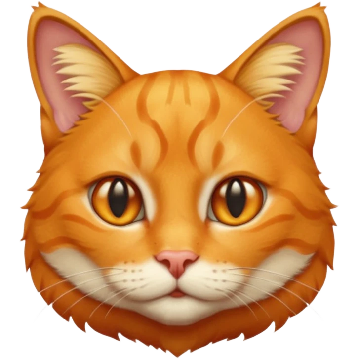 cat in the appel emoji