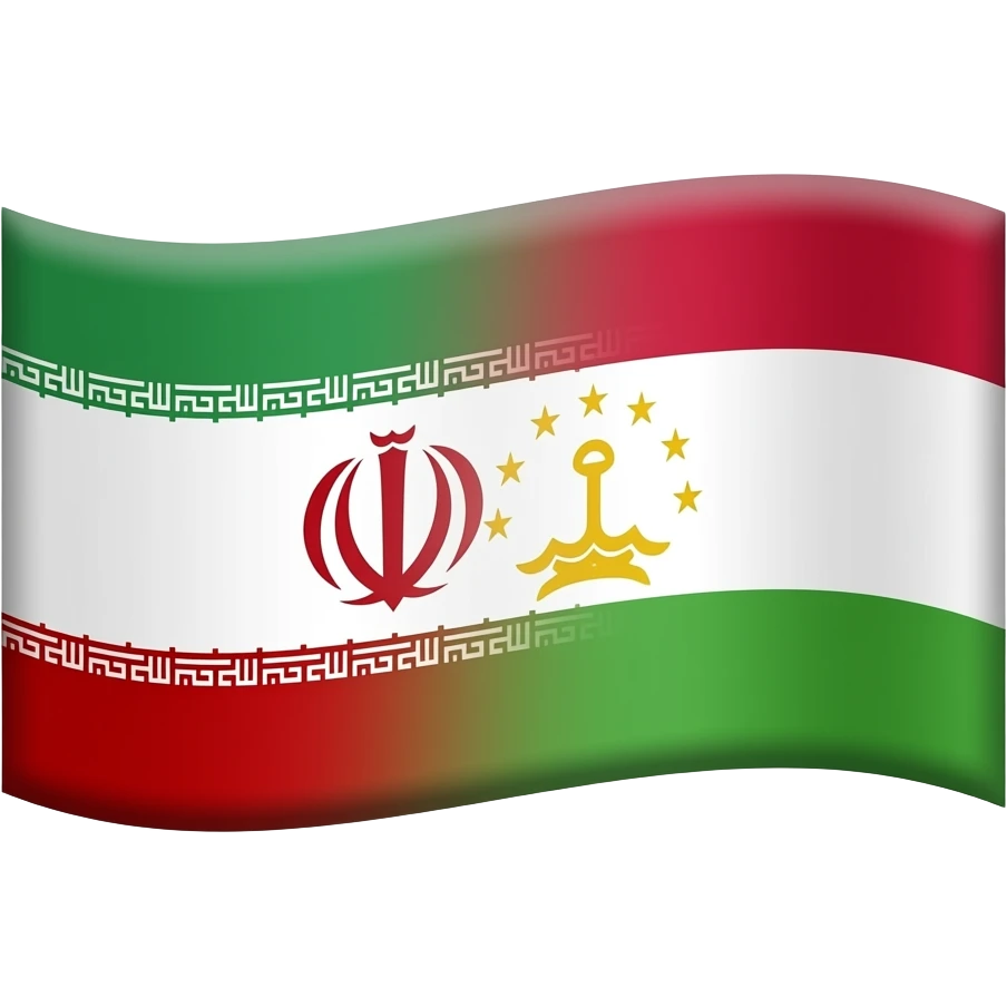 🇮🇷🇹🇯🏳️combined into 1 flag emoji