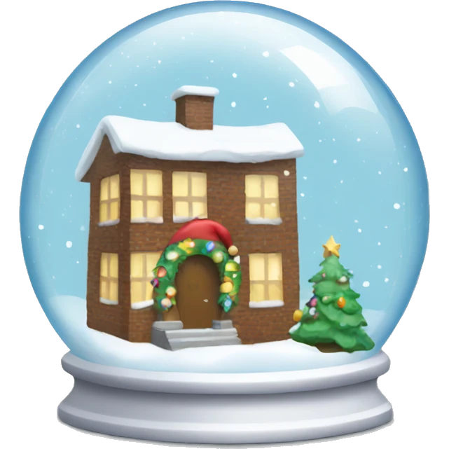 Christmas snowglobe emoji