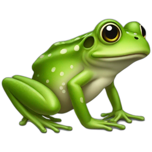 walking frog emoji