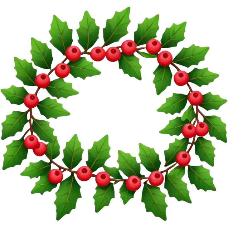 guirlande de noel emoji