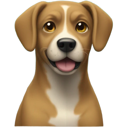 Dog on tv emoji