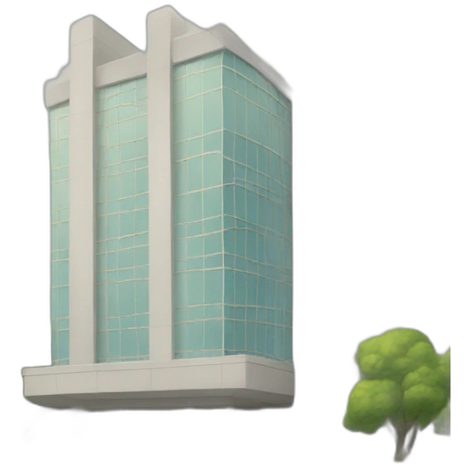 building-with-face emoji