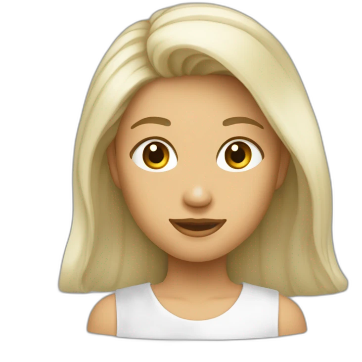 Девушка в платке с зелёными глазами emoji