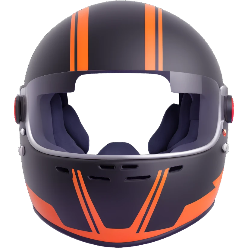 racing driver helmet emoji