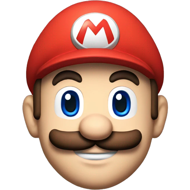 Mario from Super Mario Brothers emoji