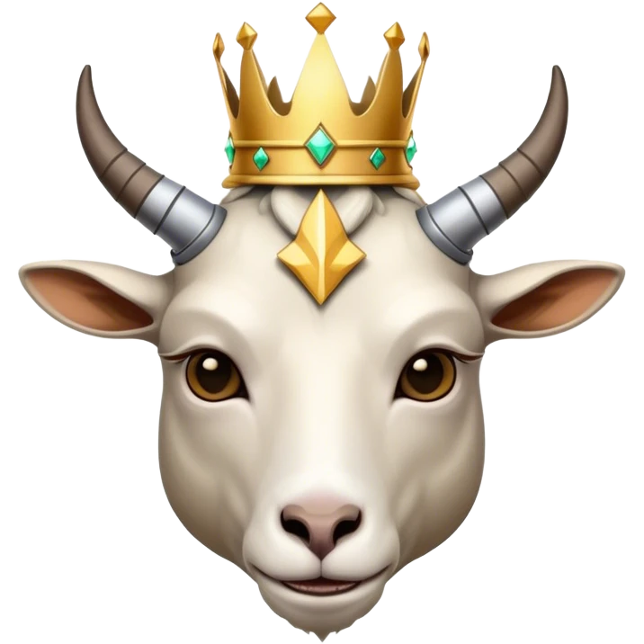 Cybro Goat w/ a kings crown on emoji