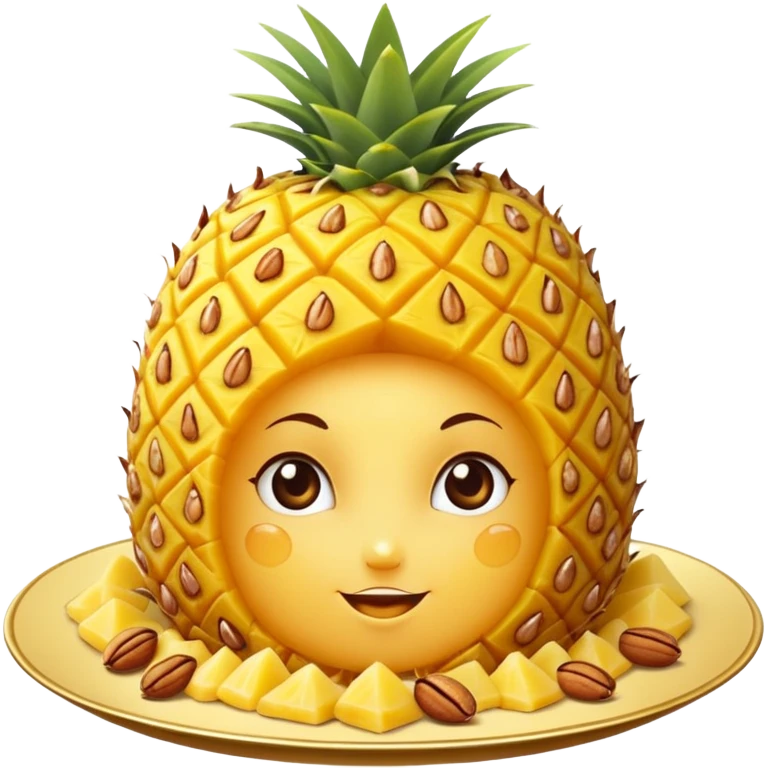 Pineapple Kesari emoji