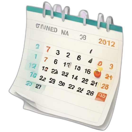 Calendar  emoji