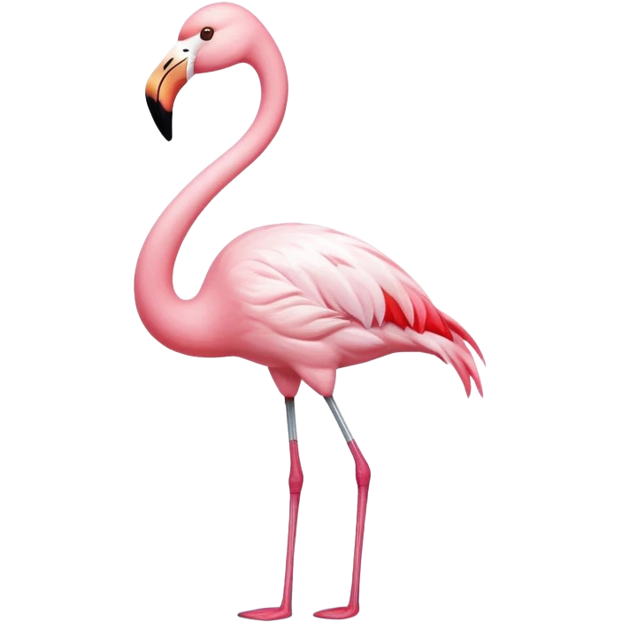 White Flamingo  emoji