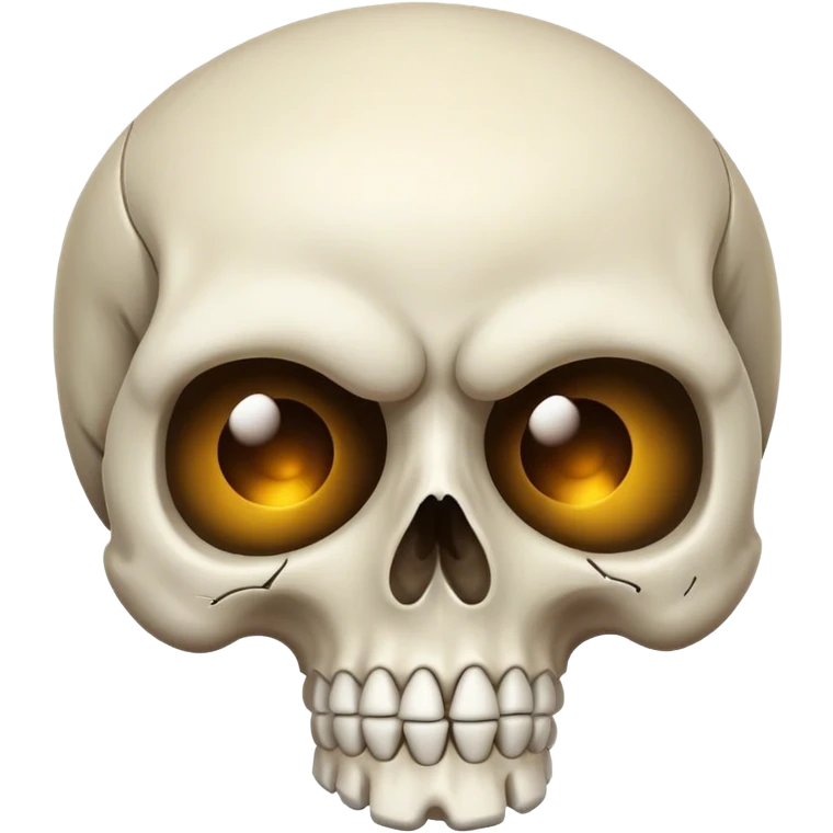 skull raising an eyebrow emoji
