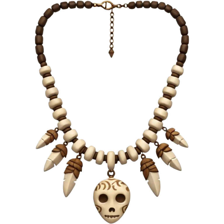 stone age necklace emoji