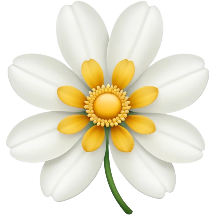 white flower  emoji