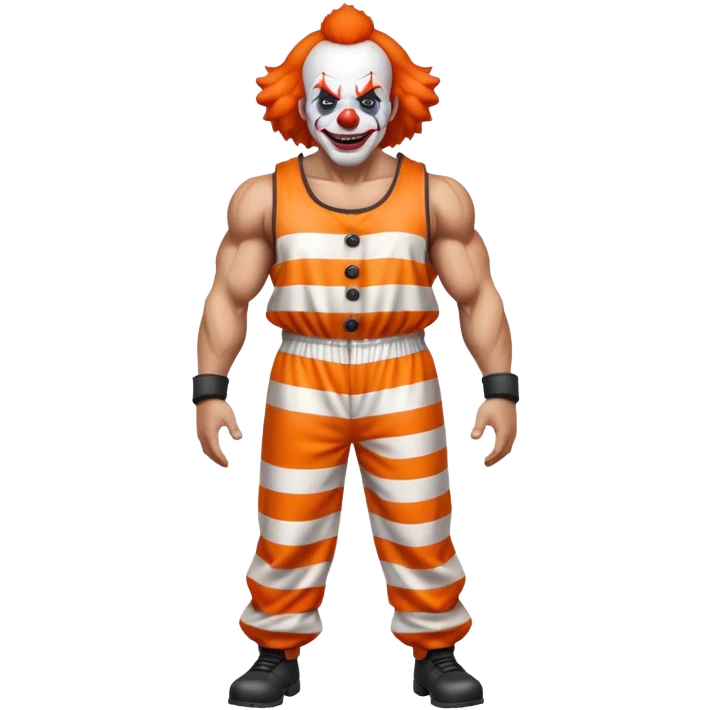 buggy d clown hyper realistic prisonnier emoji