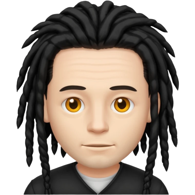 white man with black dreadlocks emoji
