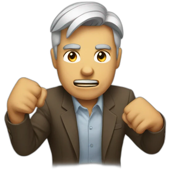 Punshing emoji