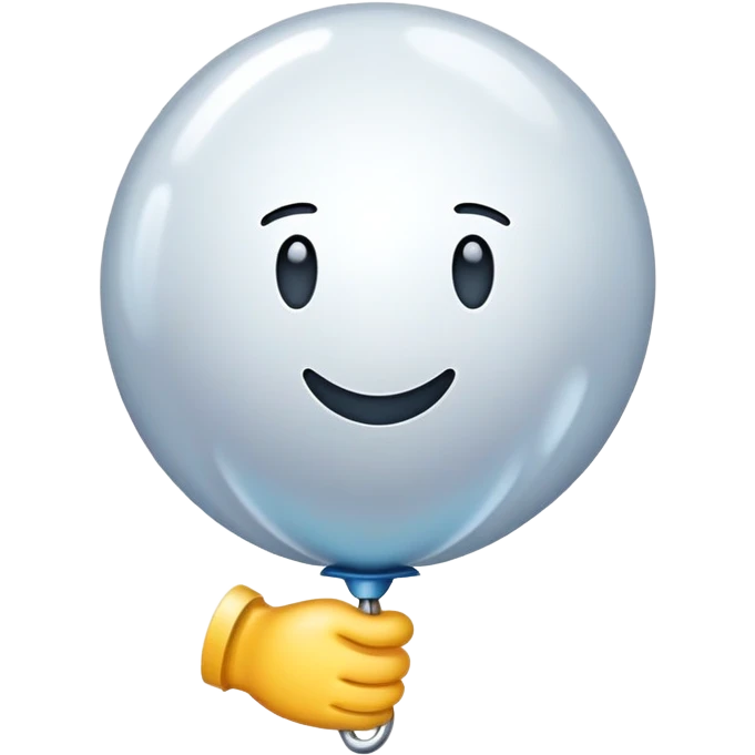 📍Crea un emoji in stile dynamic design, Una puntina infilata sopra ad un globo emoji