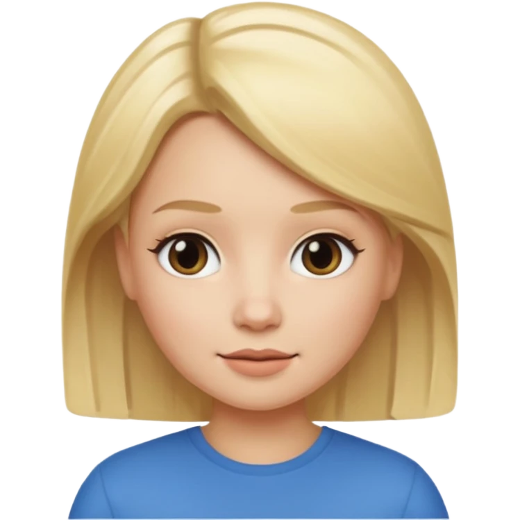 blonde giirl memoji iphone emoji