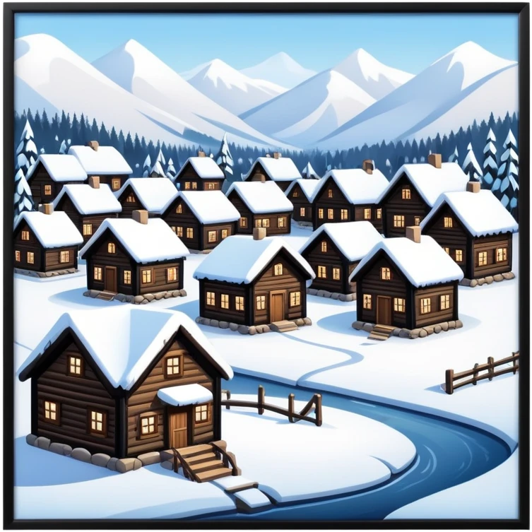 Russian village emoji