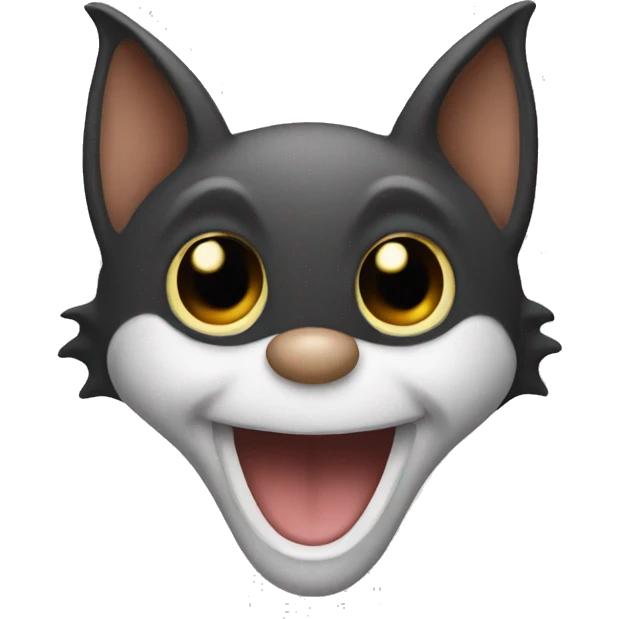 Bat emoji white coated emoji