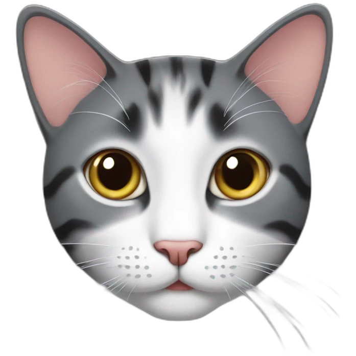 two dimensional cat emoji