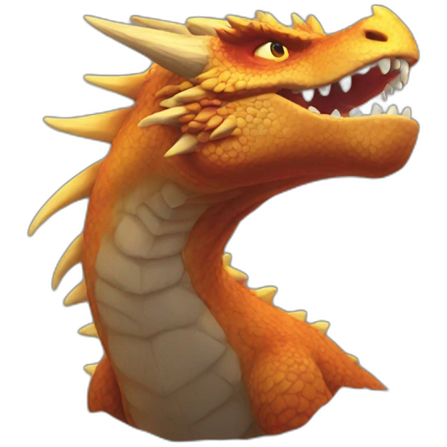 Drago feu emoji