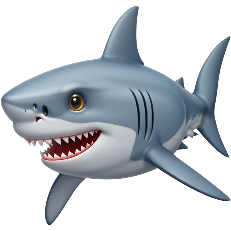 Shark with big stars in the eyes  emoji