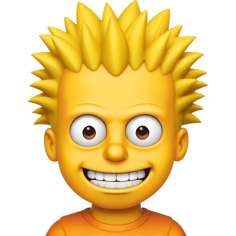 Bart simpson from The simpsons show emoji