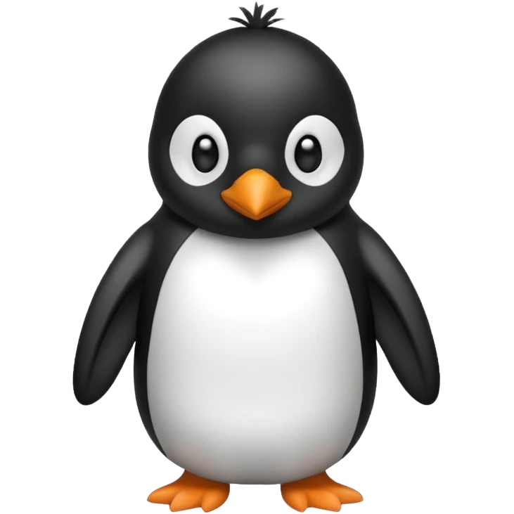 Pinguino con pillama emoji