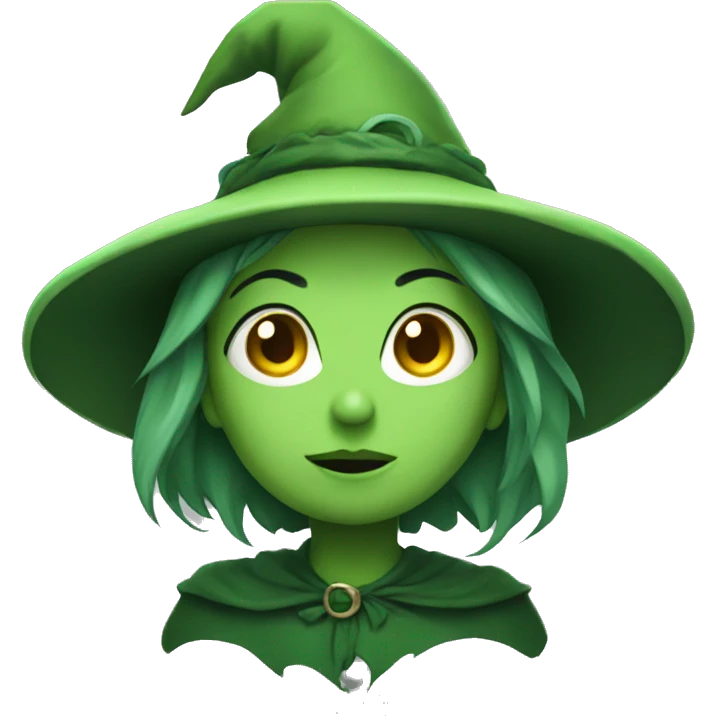 Green witch  emoji