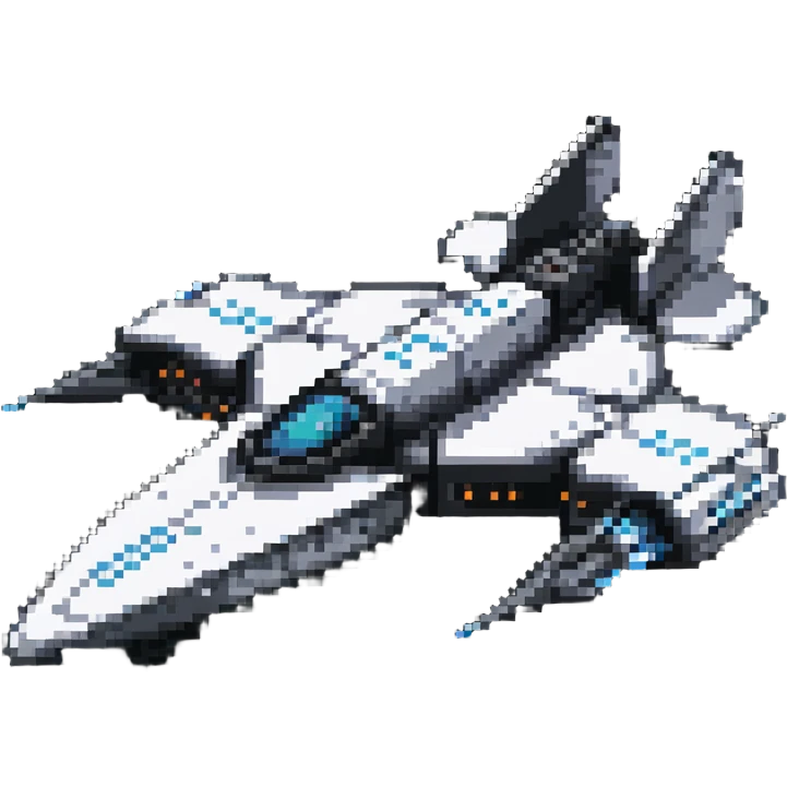 sleek futuristic space cruiser emoji
