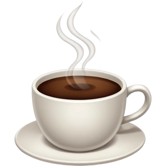 Une boîte de pilules et une tasse de café  emoji
