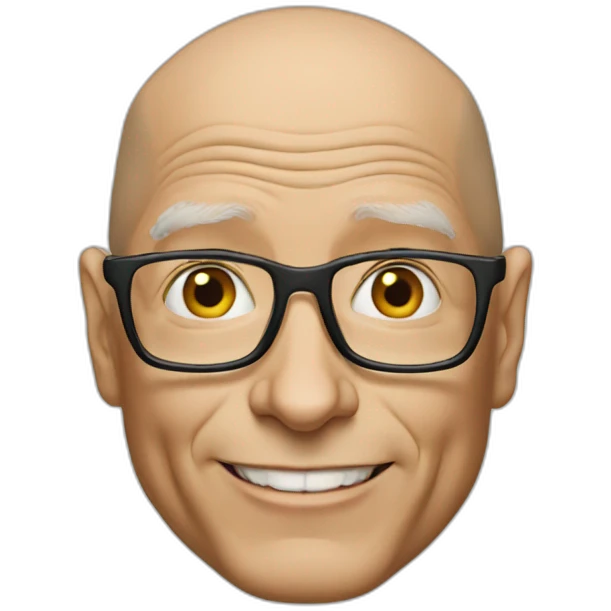 Bill gates without hair emoji