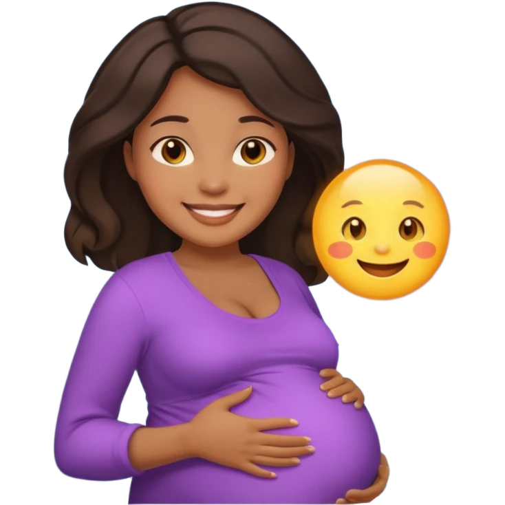 Pregnant women of color emoji