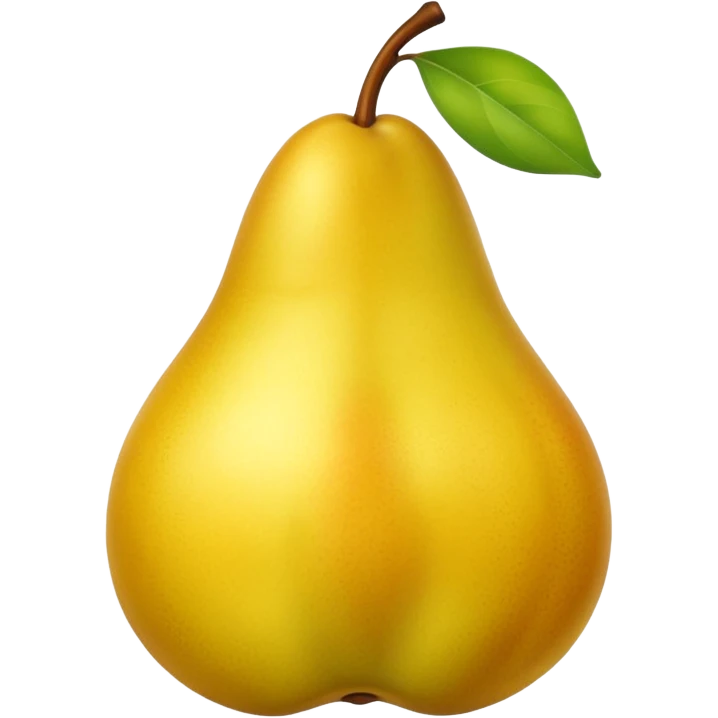yellow pear emoji
