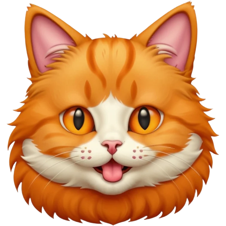 Cat with tongue out emoji