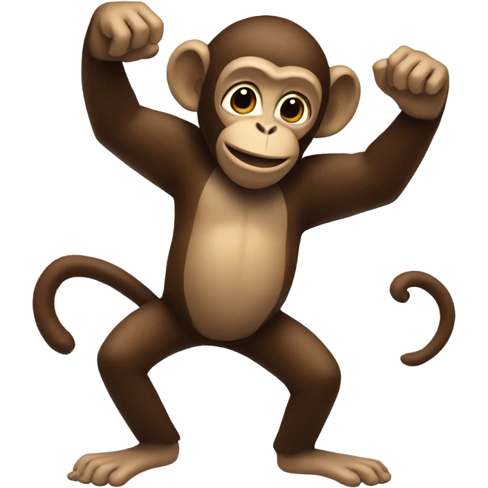 monkey dancing holding beans  emoji