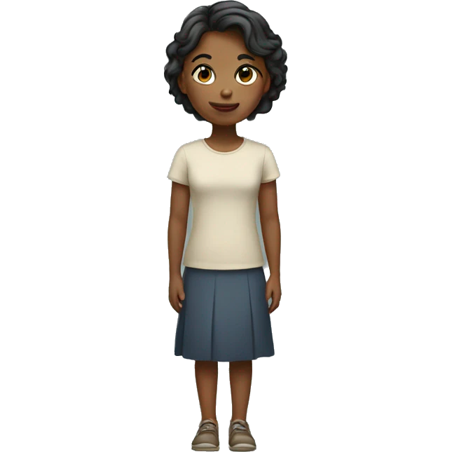 standing girl emoji