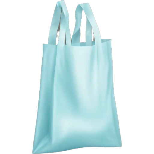 simple plastic bag with handles emoji