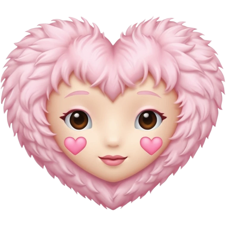 Make me a light pink coquette heart emoji emoji