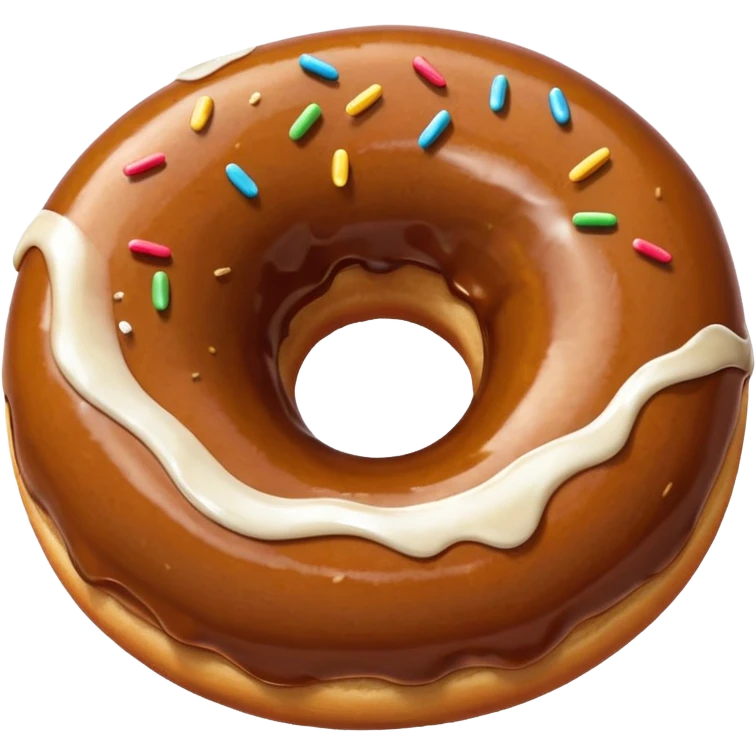 rosquinha marrom emoji
