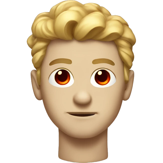 super homelander from "the boys" series with red eyes  emoji