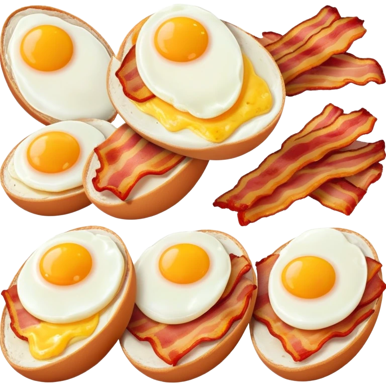 Eggs and bacon emoji